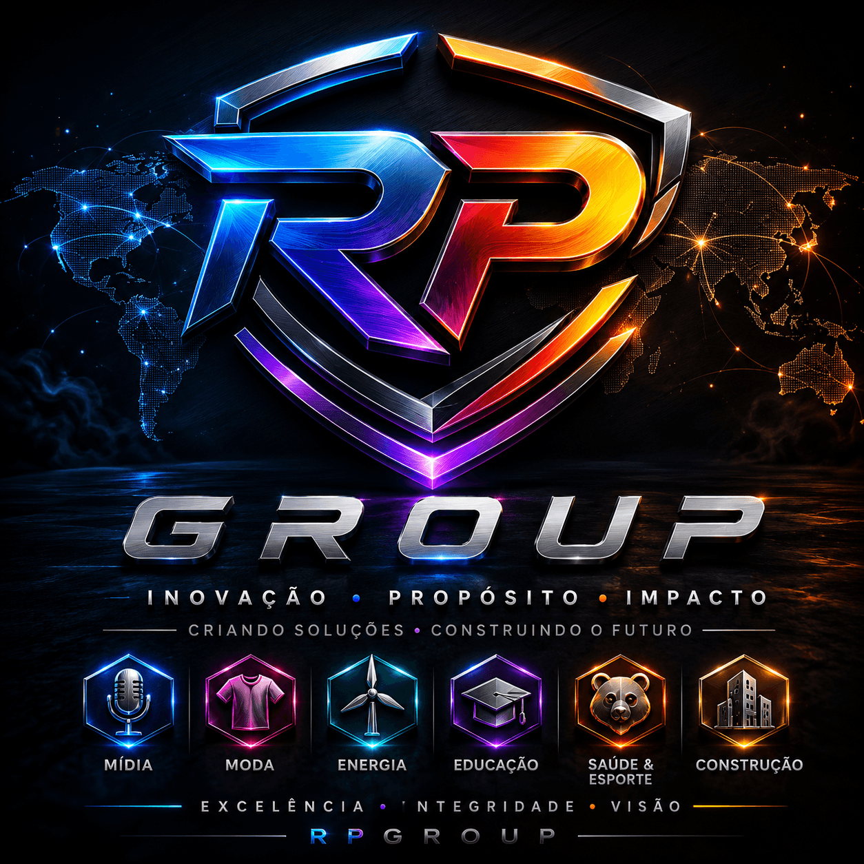 Logótipo institucional do RP Group